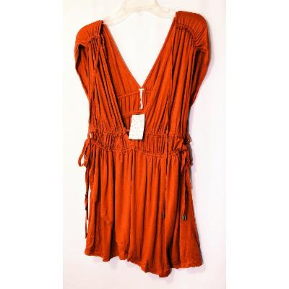 SOLD Free People Aries Plunge Neck Tank Top Sz M NWT - Picture 7 of 11